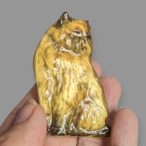 Unique 3 Dimensional Acrylic Persian Cat Pin